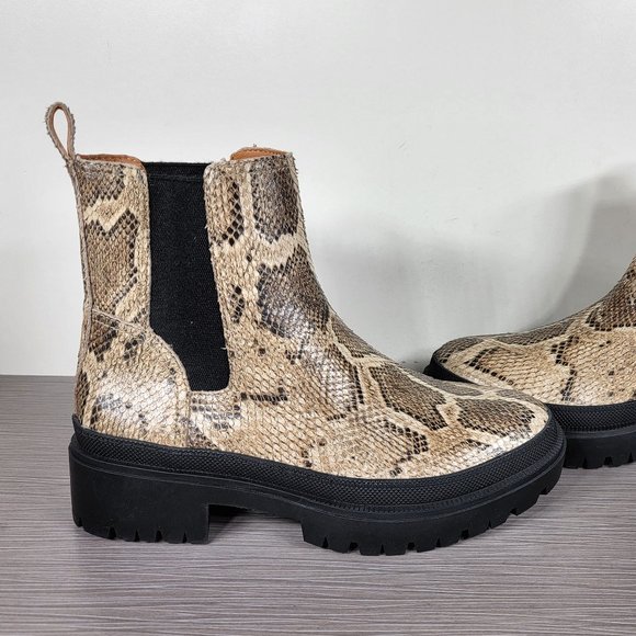Lucky Brand Emali Chelsea Boot, Snake Print - Picture 7 of 9